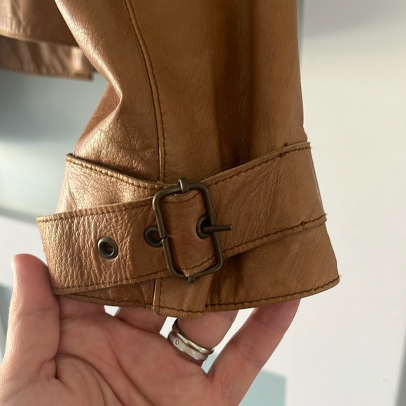 Luisa Cerano soft leather jacket size 38, US8 - Picture 7 of 15